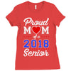 proud mom of a 2018 senior Ladies Fitted T-Shirt