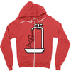 wine Zipper Hoodie
