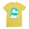world domination Ladies Fitted T-Shirt
