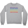 earth is not flat Crewneck Sweatshirt