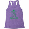 keep calm ireland Racerback Tank