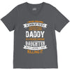 Super Cool Daddy Of A Freaking Awesome Daughter V-Neck Tee