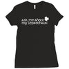 st patricks day leprechaun Ladies Fitted T-Shirt