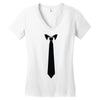 mib cravate Women's V-Neck T-Shirt