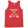 engineering flow chart Tank Top