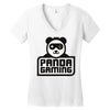 panda gaming Women's V-Neck T-Shirt