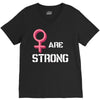 Women's March We Are Strong V-Neck Tee