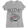 ride and fly high Ladies Fitted T-Shirt