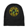 hulk's gym funny Baby Beanies
