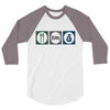 eat sleep money 3/4 Sleeve Shirt