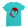 deadpool face Ladies Fitted T-Shirt