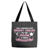 I Love Someone with Breast Cancer to The Moon and Back to Infinity Tote Bags