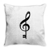 the music is the key Throw Pillow