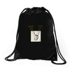 hand in hand Drawstring Bags