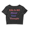 life is all Crop Top