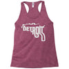 detroit city smoking gun Racerback Tank