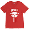 bassist skull V-Neck Tee