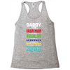 daddy you are my favorite superhero Racerback Tank