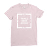 triple nerd score Ladies Fitted T-Shirt