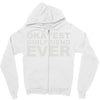 okayest girlfriend ever Zipper Hoodie