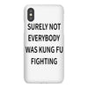surely not everybody was kung fu fighting iPhoneX