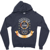 the birth of legend vintage est. 1990 premium quality aged to perfecti Zipper Hoodie