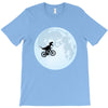Biker Dinosaur - Dinosaur Riding A Bike To The Moon T-Shirt