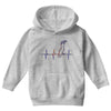 my heart beats for parrots Youth Hoodie