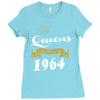 queens are born in 1964 Ladies Fitted T-Shirt