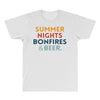Summer Night Bonfires Beer All Over Men's T-shirt