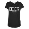 beer time Maternity Scoop Neck T-shirt