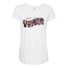 greetings from the future Maternity Scoop Neck T-shirt