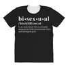 Bisexual Dictionary All Over Women's T-shirt