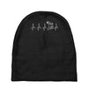 fishing heartbeat Baby Beanies