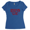 friends don't lie 1 Women's Triblend Scoop T-shirt