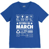 Born In March V-Neck Tee