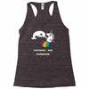 unicorns are overrated Racerback Tank