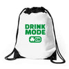 drink mode on (2) Drawstring Bags