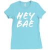 hey bae Ladies Fitted T-Shirt