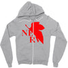 neon genesis evangelion nerv logo Zipper Hoodie