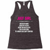 July Girl Hated By Many Racerback Tank