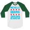 michelle obama 2020 3/4 Sleeve Shirt
