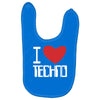 i love techno Baby Bibs