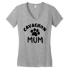 cavachon mum Women's V-Neck T-Shirt