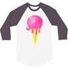 octopus icecream 3/4 Sleeve Shirt