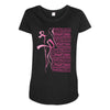 breast cancer Maternity Scoop Neck T-shirt