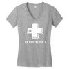 i'm with player Women's V-Neck T-Shirt