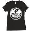 sasquatch research team Ladies Fitted T-Shirt