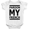 pardon my french Baby Onesie