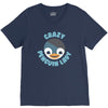 crazy penguin lady V-Neck Tee